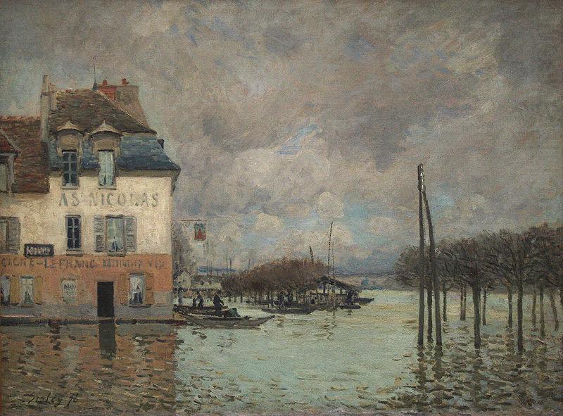 Painting of Sisley in the Orsay Museum, Paris, unknow artist